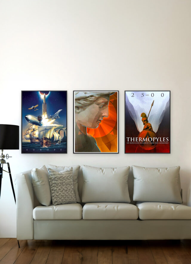 Lot de trois affiches