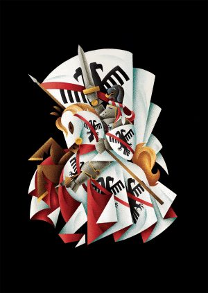 Du Guesclin. Poster décliné du tirage d’art